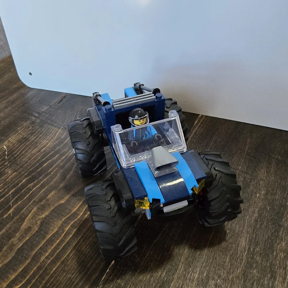 Lego Monster Truck w/ Minifig - Picture 3 of 4